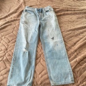 Everlane paint splatter jeans - size 26- never worn with tags